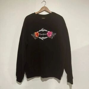 NWT Noon Goons Logo Floral Garden Sweatshirt Size Large